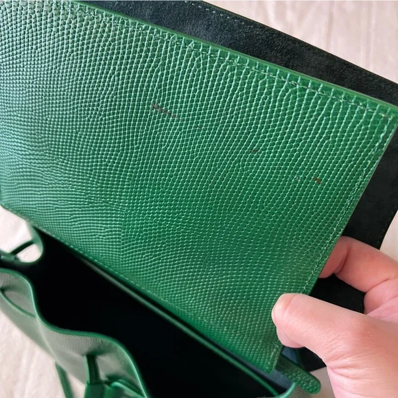 Mansur Gavriel Soft Lady Bag Lizard Embossed Leather - Picture 7 of 17